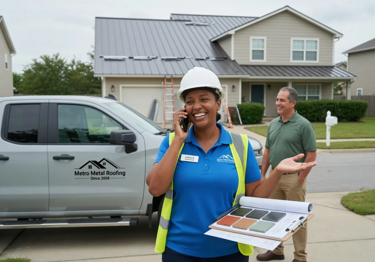 Storm Damage Metal Roof Repair in Martin, PA